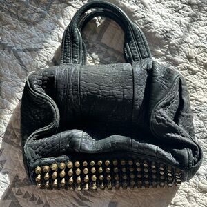 Alexander Wang Studded Black Leather Bag